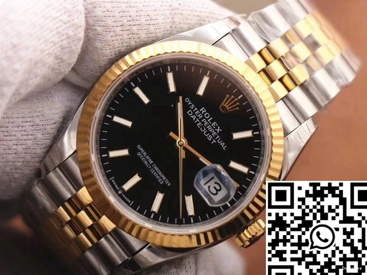Dial EW Factory Datejust Rolex 126233 Black 1103